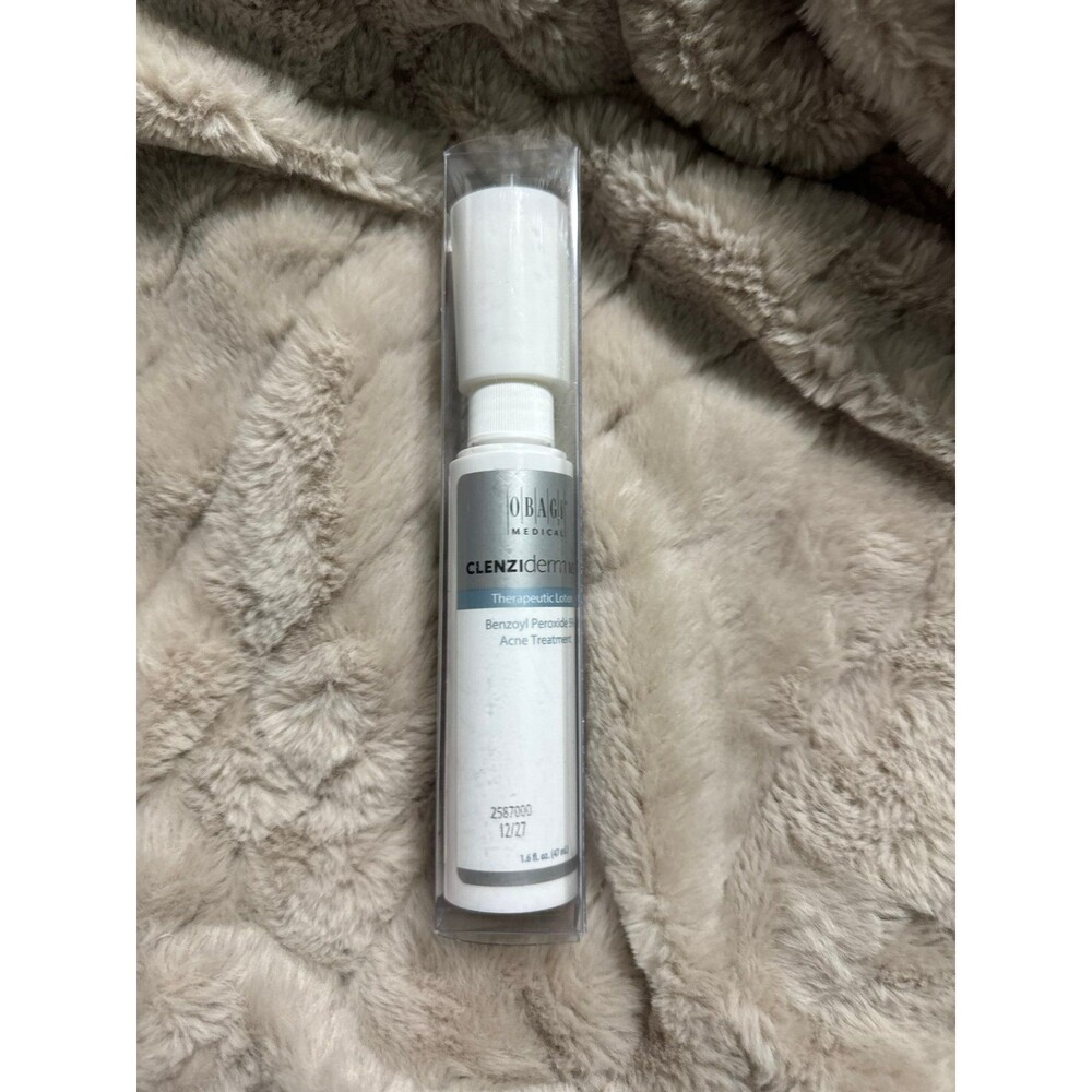 1x NEW Obagi Clenziderm MD Therapeutic Lotion Acne Treatment Benzoyl Peroxide FS